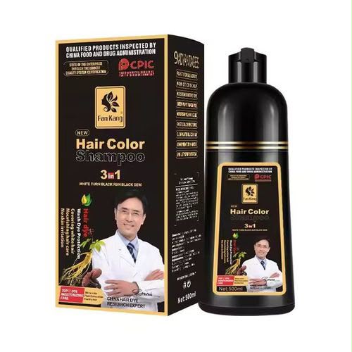 Fenkang Hair Color Shampoo bottle and box
